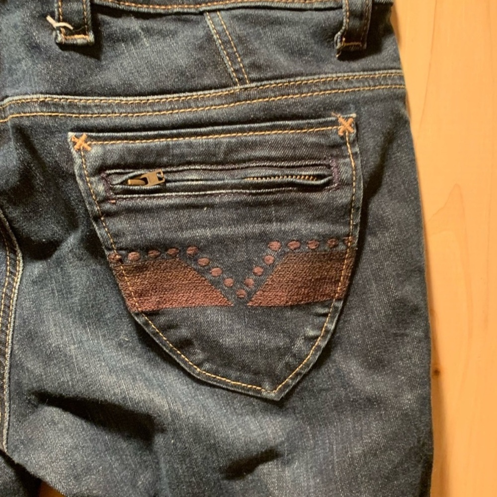 Pepe jeans dark wash 7 inch rise